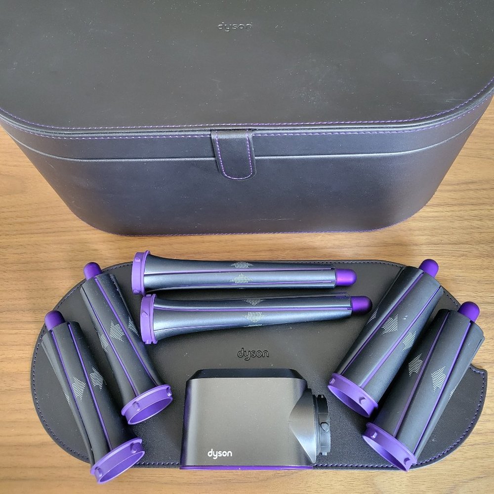 Original Dyson Airwrap Attachments and Storage Case